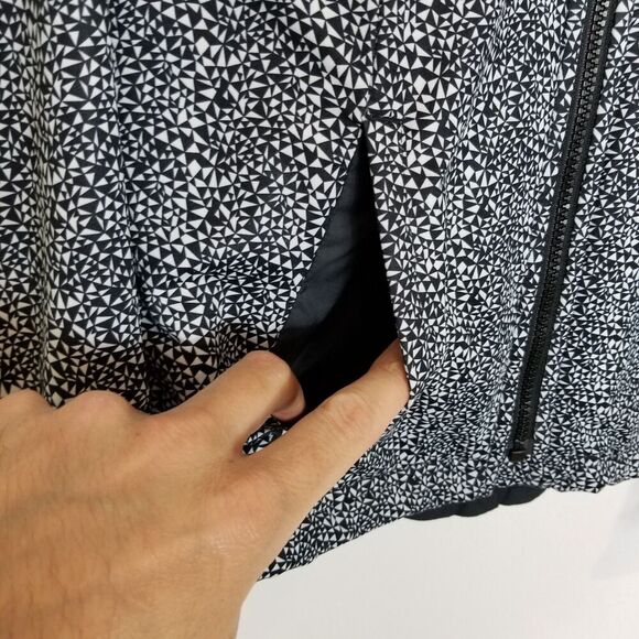 Masters Magnolia Lane Tech Zip Jacket Women Sz S Black White Reversible Golf - Picture 14 of 14